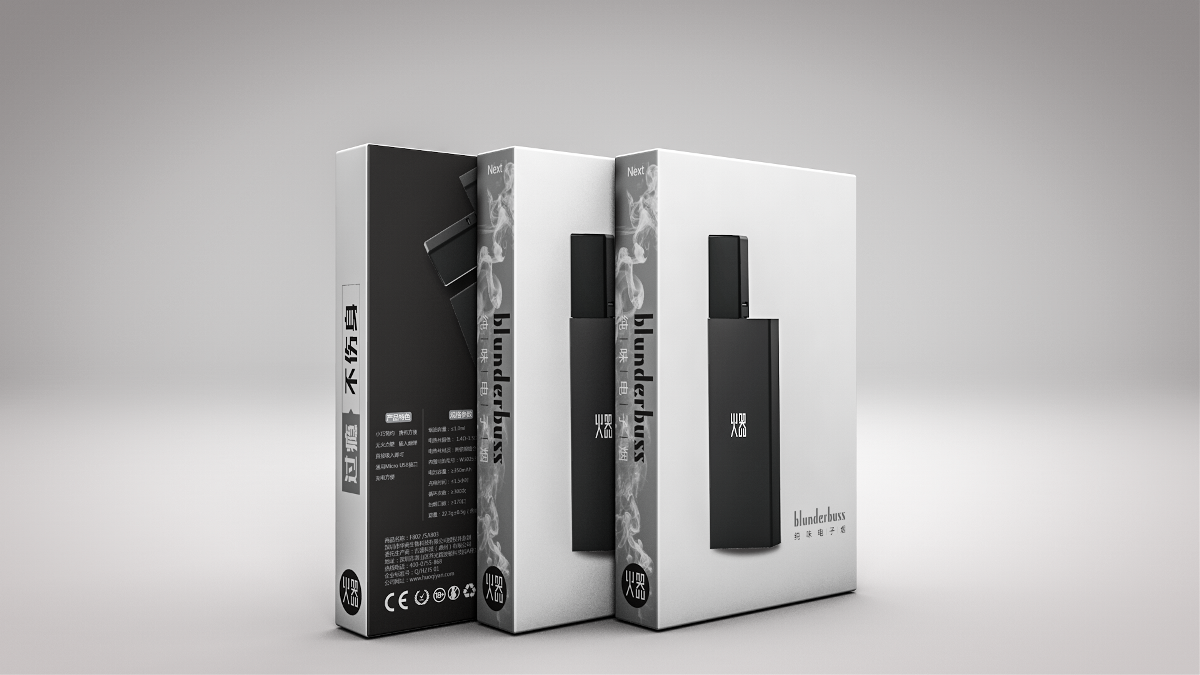 包裝頗具動感的發射與密集構成形式